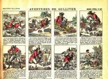 couverteur Aventures de Gulliver