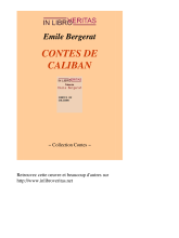 couverteur Contes de Caliban