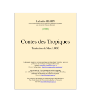 couverteur Contes des Tropiques