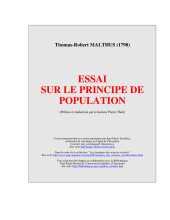 couverteur Essai sur le principe de population