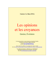 couverteur Les opinions et les croyances