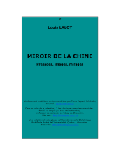 couverteur Miroir de la Chine