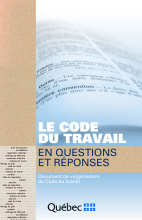 couverteur Le code du travail quebecois en questions et reponses