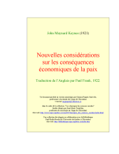 couverteur Nouvelles considerations