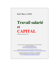 couverteur Travail salarie et capital