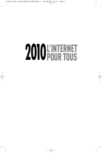 couverteur 2010 - L'Internet pour tous