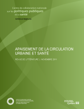 couverteur Apaisement de la circulation urbaine et sante