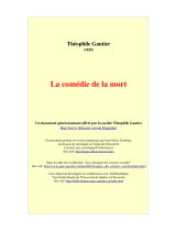 couverteur La comedie de la mort