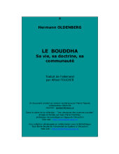 couverteur Le Bouddha. Sa vie, sa doctrine, sa communaute