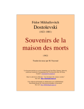 couverteur Souvenirs de la maison des morts