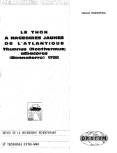 couverteur Le thon a nageoires jaunes de l'Atlantique