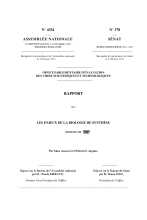 couverteur Les enjeux de la biologie de synthese.