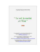 couverteur "Le sol, la societe et l'etat"