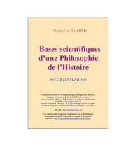 couverteur Bases scientifiques d'une philosophie de l'histoire