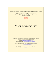 couverteur Les homicides