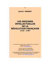 couverteur Les origines intellectuelles de la Revolution francaise