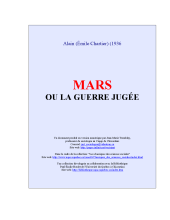 couverteur Mars ou la guerre jugee