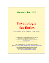 couverteur Psychologie des foules