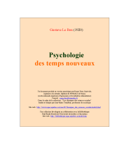 couverteur Psychologie des temps nouveaux