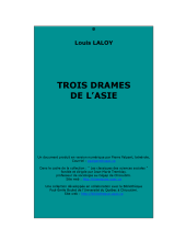 couverteur Trois drames de l'Asie