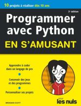 couverteur Programmer en s'amusant avec Python pour les Nuls, mégapoche, 3e éd.