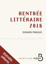 couverteur Rentrée littéraire Belfond français 2018 - extraits gratuits