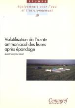 couverteur Volatilisation de l'azote ammoniacal des lisiers après épandage