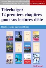 couverteur EXTRAITS - 12 romans pour vos lectures d'été