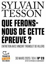 couverteur Tracts de Crise (N°23) - Que ferons-nous de cette épreuve ?