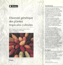 couverteur Diversité génétique des plantes tropicales cultivées