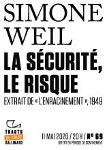 couverteur Tracts de Crise (N°69) - La Sécurité, le risque