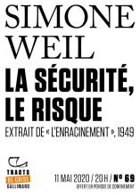 couverteur Tracts de Crise (N°69) - La Sécurité, le risque